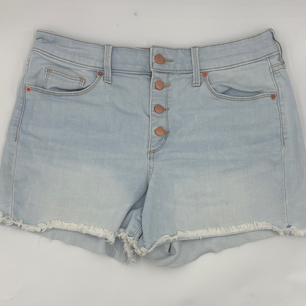 Universal Thread High Rise Midi Denim Shorts